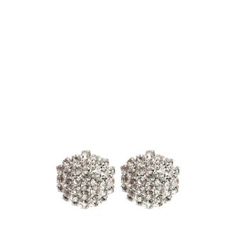 Self Portrait Crystal Flower Earrings - female - Self Portrait - Earrings - Gray - ONE SIZE - Accessories