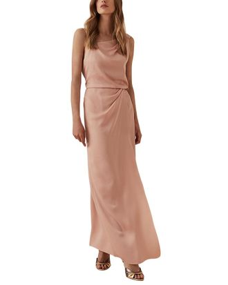 Reiss Ostia Maxi Strappy Back Maxi Dress