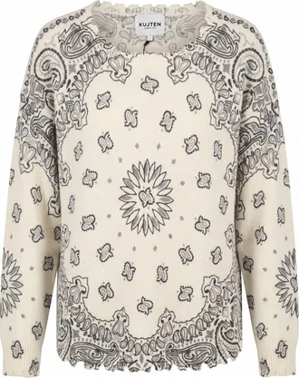 Kujten Mela Bandana Bico Round Neck Sweater