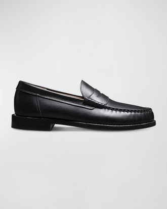 Allen Edmonds Mens Newman Leather Penny Loafers