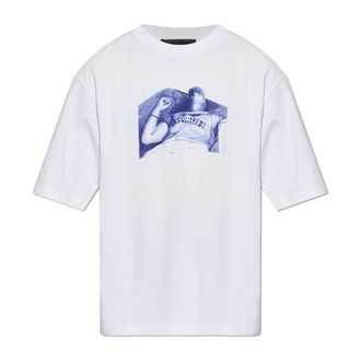 Dsquared2 T-Shirts, male, White, Size: 2XL Logo T-Shirt
