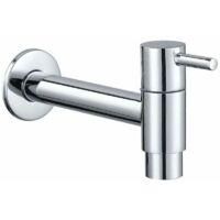 OEM Grifo Mural De Cobre Para Agua Fr&iacute;a, Fregadero, Fregona, Lavadora Y Jard&iacute;n, Cromado - Crezuo
