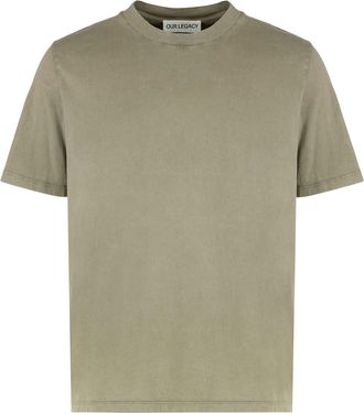 Our Legacy Boxy Crew Neck T-shirt In Jersey