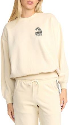 Billabong Sun Wave Livin Kendal Graphic Sweatshirt in White Cap at Nordstrom Rack, Size Small