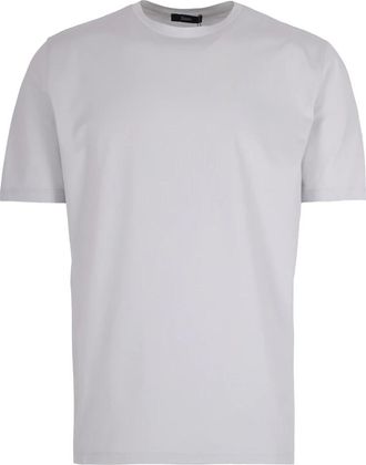 Herno Tops, Heren, Grijs, L, Katoen, T-Shirts