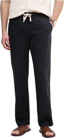 Joop Tapered Broeken - Heren - Straight fit broeken - Blauw - W32 L32 - Katoen - Broeken
