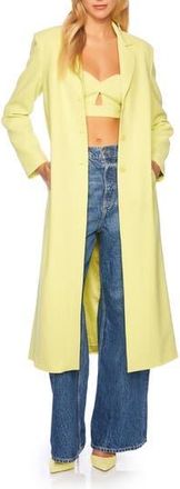 Susana Monaco Pebble Midi Blazer in Celery at Nordstrom Rack, Size X-Small