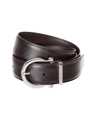Ferragamo Gancini Reversible & Adjustable Leather Belt
