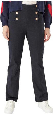 Nafnaf Tokyo -broek - Dames - Chinos - Blauw - S - Katoen - Broeken