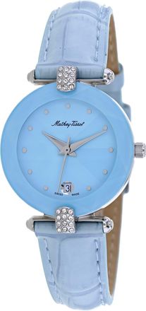 Mathey-Tissot Womens Pyramide Blue Dial Watch