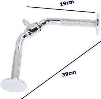 Trade Shop Trade Shop - Barra Tricipiti Maniglia Lat Machine Palestra Triangolo A Forma Di V Allenamento