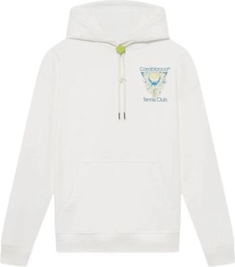 Casablanca Bags - Heren - Hoodies - Wit - S - Hoodies & sweatvesten