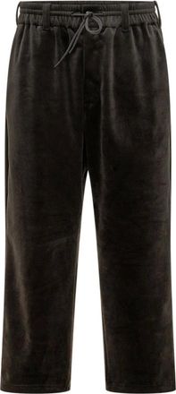 Yohji Yamamoto Broeken, Heren, Bruin, S, Straight Broeken