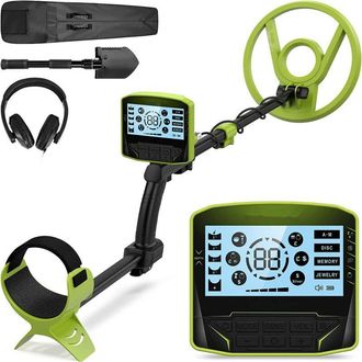 OEM Detector De Metales Profesional Para Adultos Con Modo De Localizaci&oacute;n Y Memoria, 5 Modos Con Bobina Impermeable De 25 Cm, Mayor Precisi&oacute;n Para La Dete