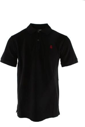 Alexander McQueen T-Polo - Heren - Polos - Zwart - L - Katoen - Tops