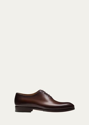 Bergdorf Goodman Mens Leather Wholecut Oxfords