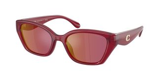 Coach HC8434U CBY91 5526D0 Womens Sunglasses Red Size 53