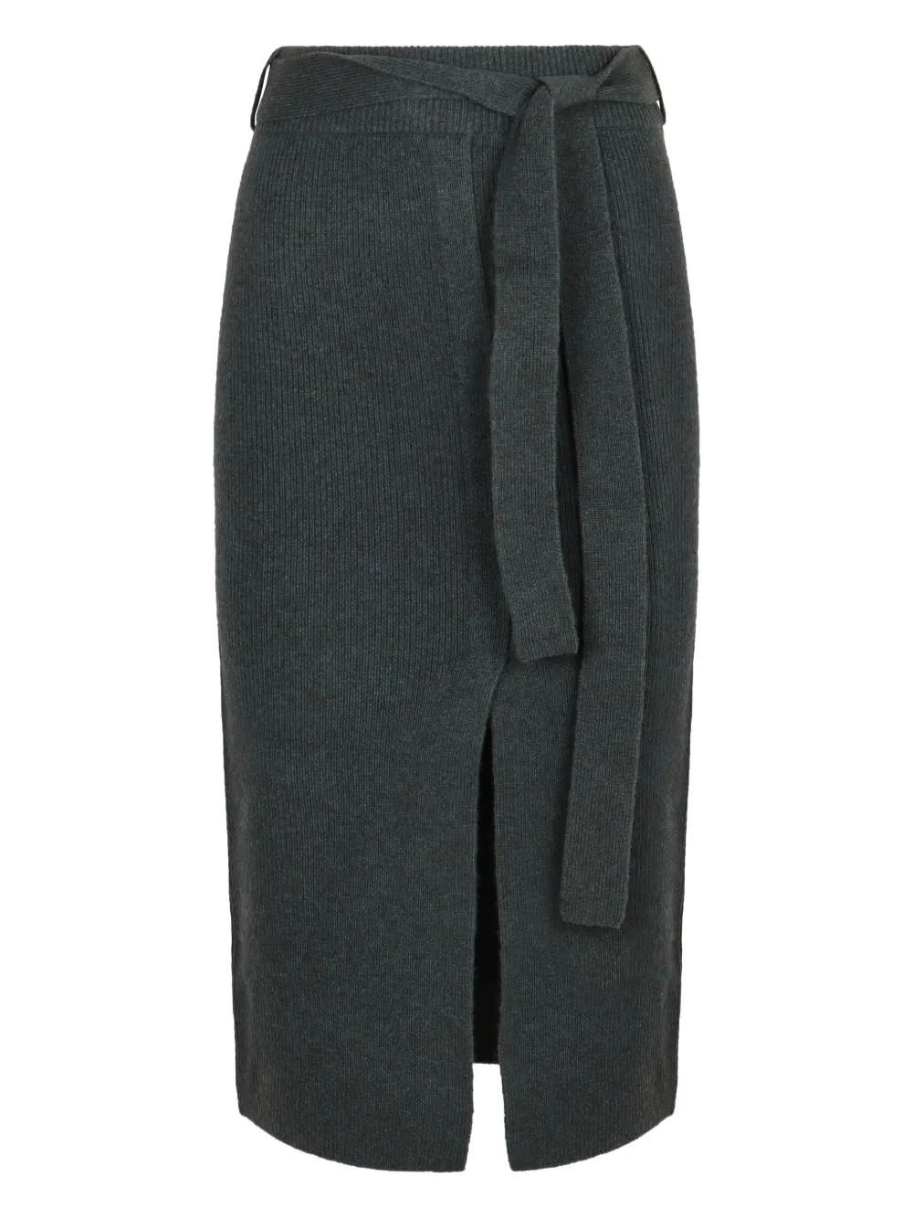 Alberta Ferretti Femme, Jupes, Gris, Taille: 38 FR Longue jupe en