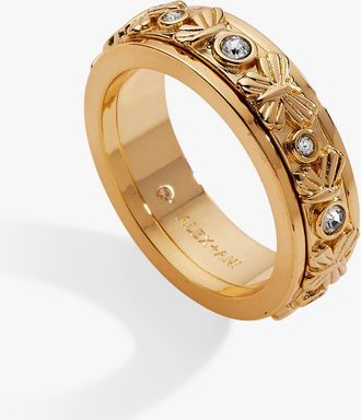 Alex and Ani Butterfly fidget ring in Gold at Nordstrom