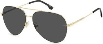 Victoria Beckham Pilotenzonnebril - Dames - Zonnebrillen - Geel - 62 MM - Accessoires