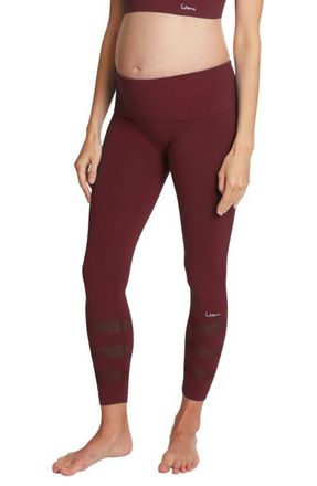 Cache Coeur Woma Maternity & Sports Leggings in Plum at Nordstrom, Size X-Large