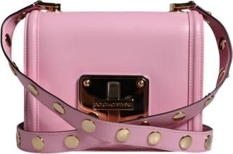 Dolce & Gabbana Pre-owned Leather crossbody-bags - Dames - Vintage Schoudertas - Roze - ONE Size - Katoen - Vintage