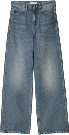 Carhartt Work in Progress Jane Pant - Dames - Loose Fit Jeans - Blauw - S - Katoen - Jeans