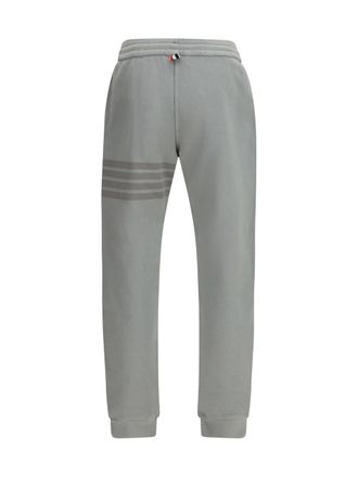 Thom Browne Striped Cotton Joggers - Grey