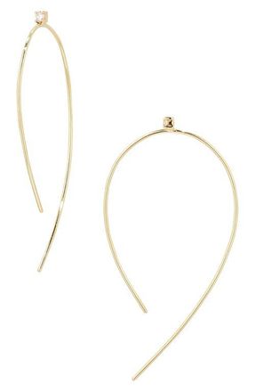 Lana Jewelry Hooked on Hoops Diamond Earrings in Yellow at Nordstrom