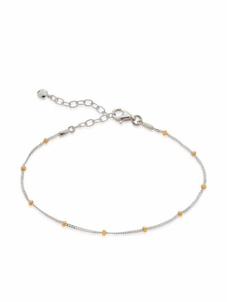 Monica Vinader Schakelarmband met kralen - Zilver