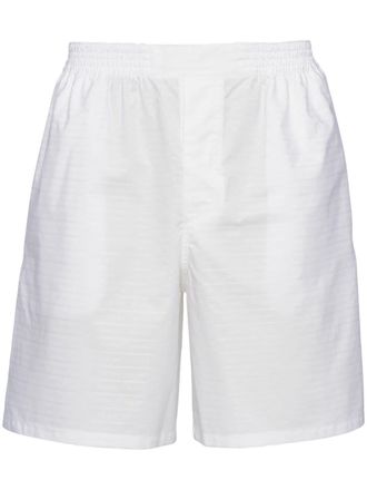 Prada poplin bermuda shorts - men - Cotton - M - White