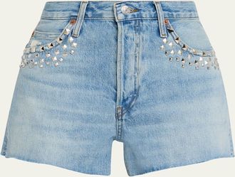 Re/Done The Breezy Denim Shorts