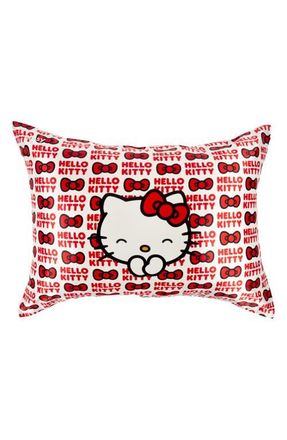 Blissy Mulberry Silk Pillowcase in Happy Hello Kitty at Nordstrom, Size Standard