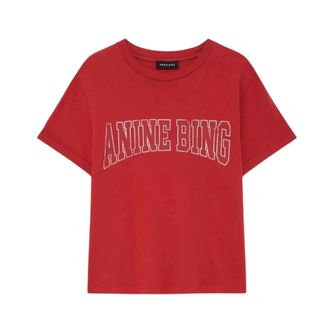 Anine Bing Donna, Top, Rosso, M, new