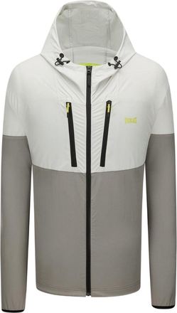 Everlast Heren NRG Colour Block Hooded Track Jacket (Grijs)