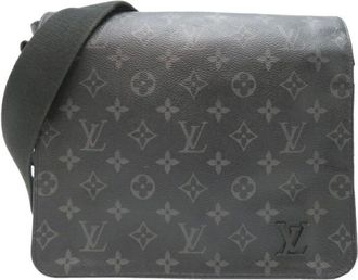 Louis Vuitton Pre-owned Cross Body Bags, female, Black, Size: ONE SIZE Pre-owned Crossbody Messenger Bag