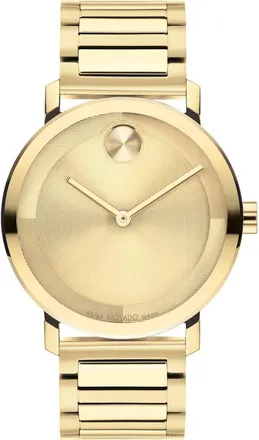 Movado Bold Evolution 2.0 Bracelet Watch, 40mm in Gold Dial at Nordstrom