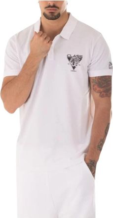 Just Cavalli Heren Logo Polo Shirt - Heren - T-shirts - Wit - XL - Katoen - Tops