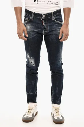 Dsquared2 Slim Fit Distressed Jeans 16 cm Dsquared2