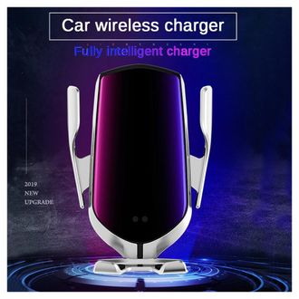 Trade Shop Trade Shop - Portacellulare Carica Batteria A Induzione Ir Universale Per Auto Smartphone