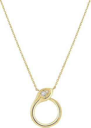 Sabrina Designs 14K 0.07 Ct. Tw. Diamond Snake Pendant