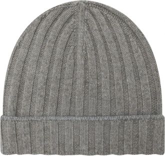Brunello Cucinelli Beanies - unisex - Hoeden - Grijs - M - Accessoires