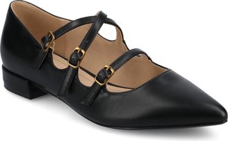 Journee Collection Womens Gretel Multistrap Ballet Pumps