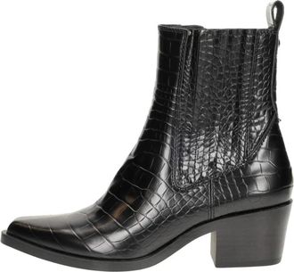 Tamaris Enkellaarsjes Hak - Dames - Cowboylaarzen - Zwart - 38 EU - Schoenen