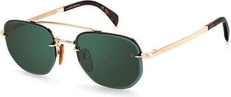 David Beckham DB 1078/S 06J/MT Mens Sunglasses Gold Size 53