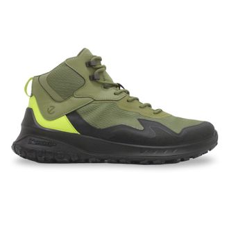 Ecco Ecco ULT-TRN Textile Synthetic Mens Ankle Boots - Black Acorn Lime Punch - Size:UK 12-12.5