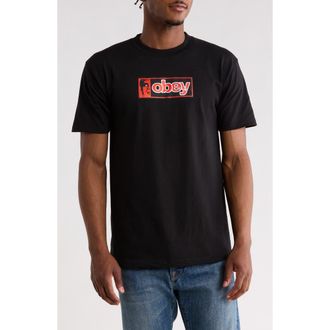 Obey Half Icon Cotton Graphic T-Shirt in Black at Nordstrom Rack, Size Xx-Large