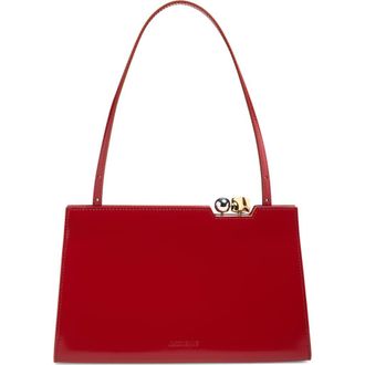 Jacquemus La Pochette Salon Leather Handbag in Red 470 at Nordstrom