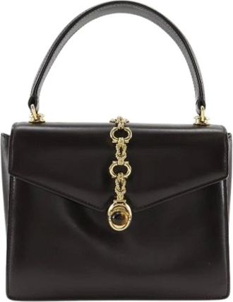 Gucci Pre-owned Handbags, female, Brown, Size: ONE SIZE Pre-owned Vintage Handbag