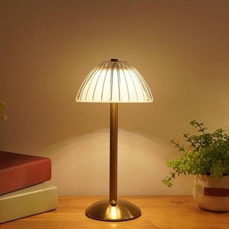 No Brand L&aacute;mpara De Escritorio Recargable, Inal&aacute;mbrica, Regulable, De Alta Calidad, Ideal Para El Sal&oacute;n O El Dormitorio